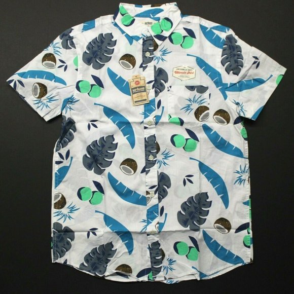 Urban Pipeline Woven Button-Up Shirt Coconuts - S - Picture 1 of 4